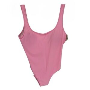 VICTORIA'S SECRET PINK One Piece Swimsuit NWT Pink Size Medium Tank Lined